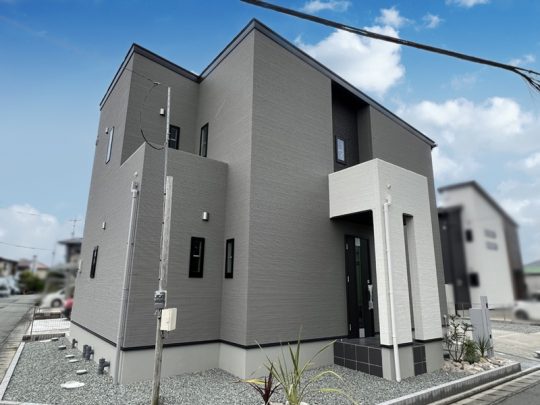 筑後市西牟田 新築一戸建て 1号地モデルハウス：外観