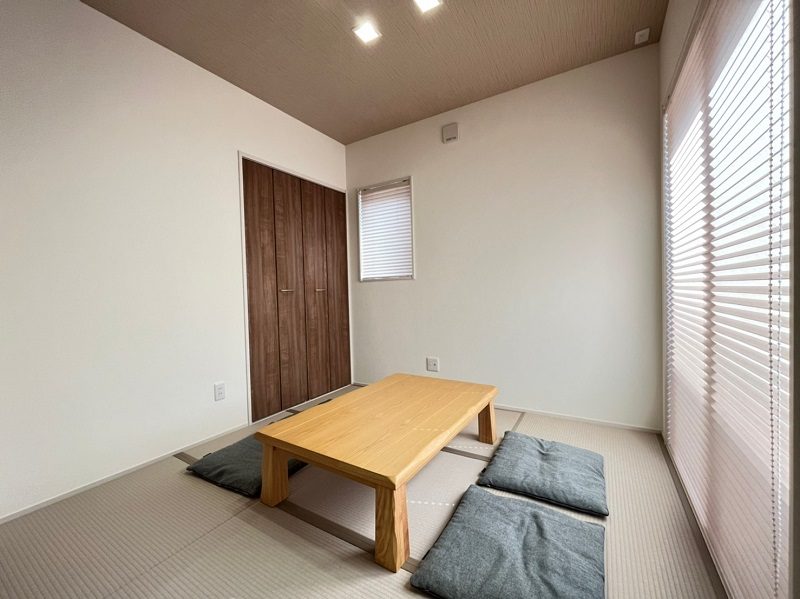 ５号地：和室。畳はダイケンの「健やかおもて」を使用。お手入れがラクで、劣化しずらい畳です。