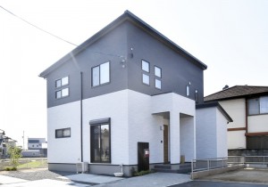 熊本市南区八分字町　新築一戸建て　3号地モデルハウス外観