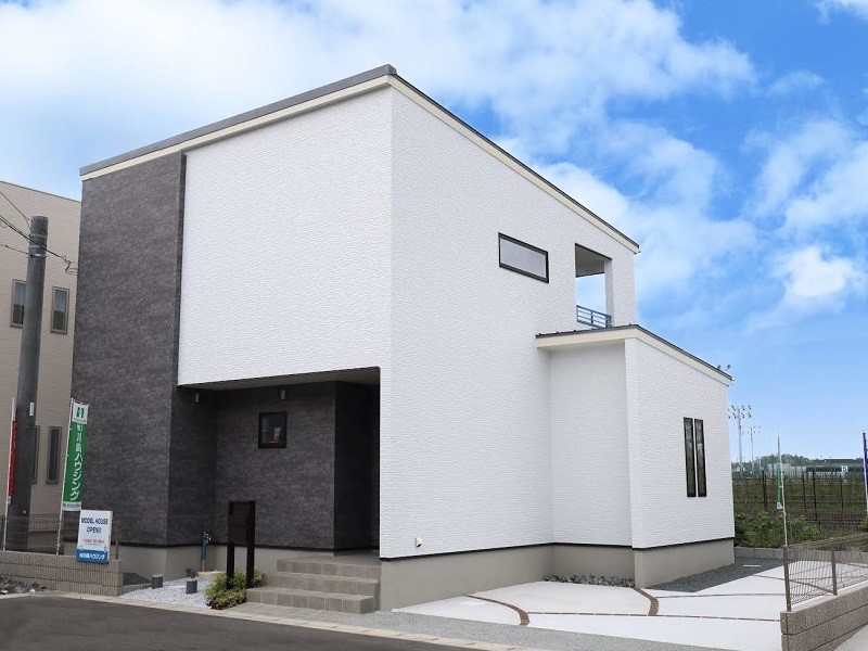 熊本市北区植木町岩野　新築一戸建て　4号地モデルハウス　外観