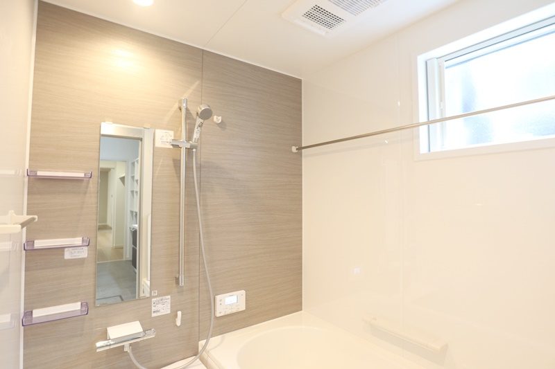 熊本市北区飛田2丁目　新築一戸建て　3号地モデルハウス　浴室