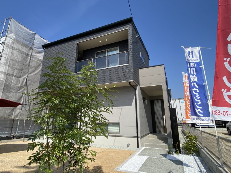 熊本市東区小山町　新築一戸建て　2号地モデルハウス　外観