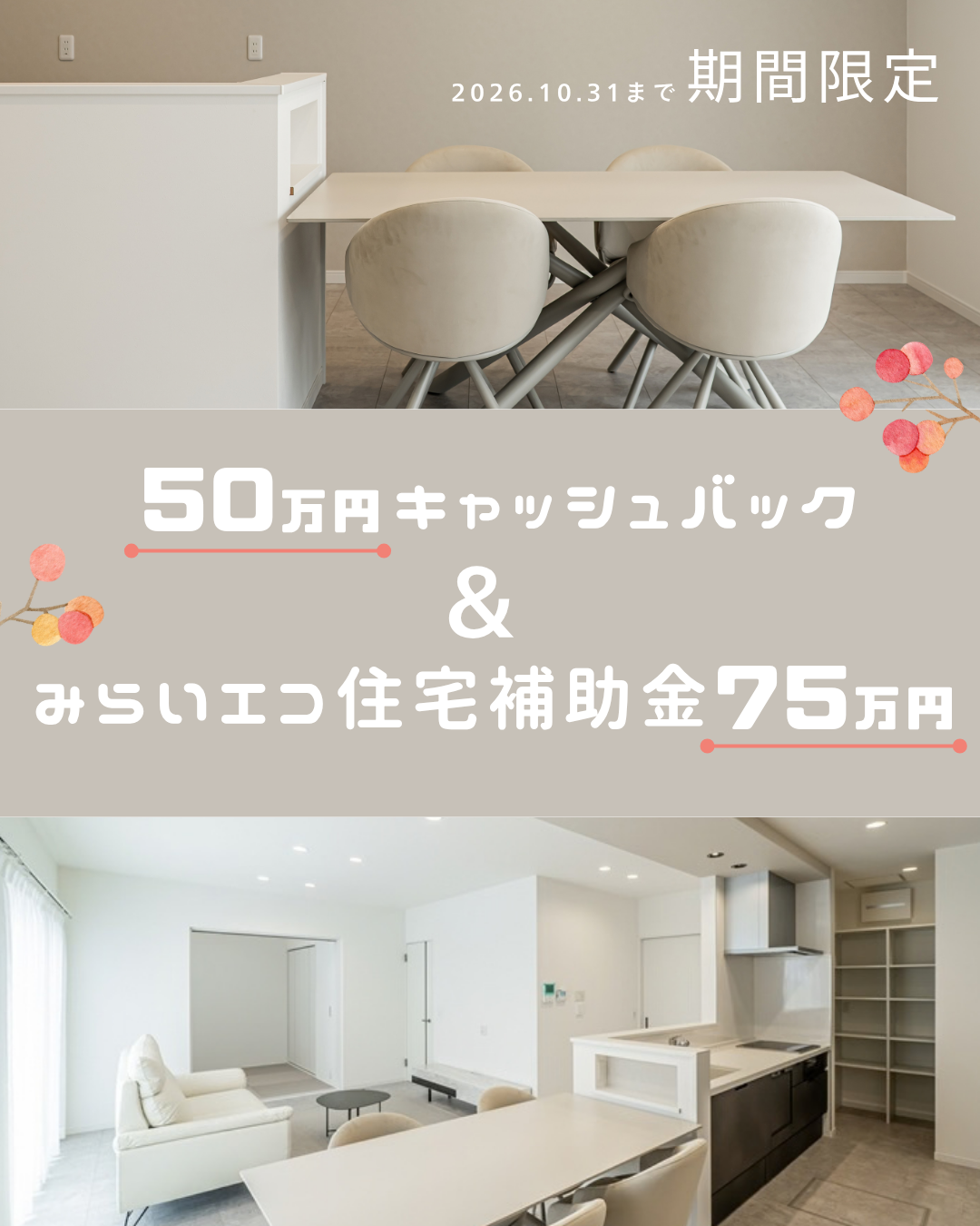 最大125万円お得になるチャンス！ | 川﨑ハウジング 熊本の新築分譲